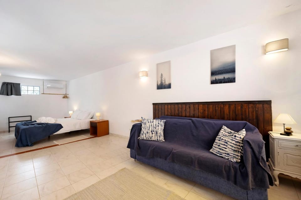 Property building, Living room, Bedroom