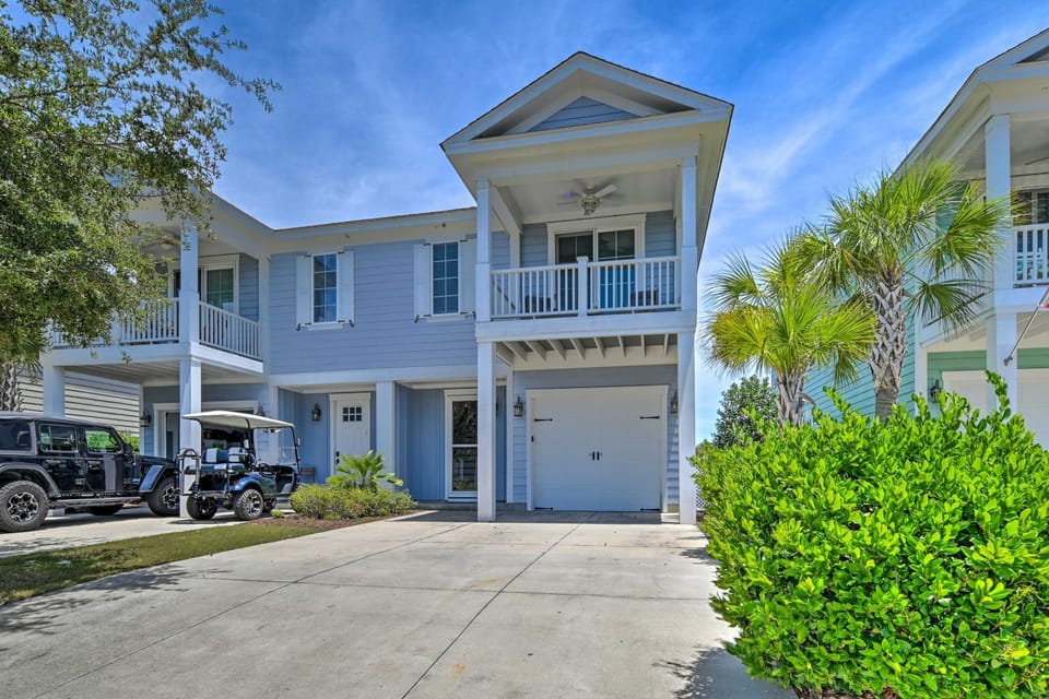 Luxury Barefoot Resort Retreat: Pool, Marina Views House in North Myrtle Beach