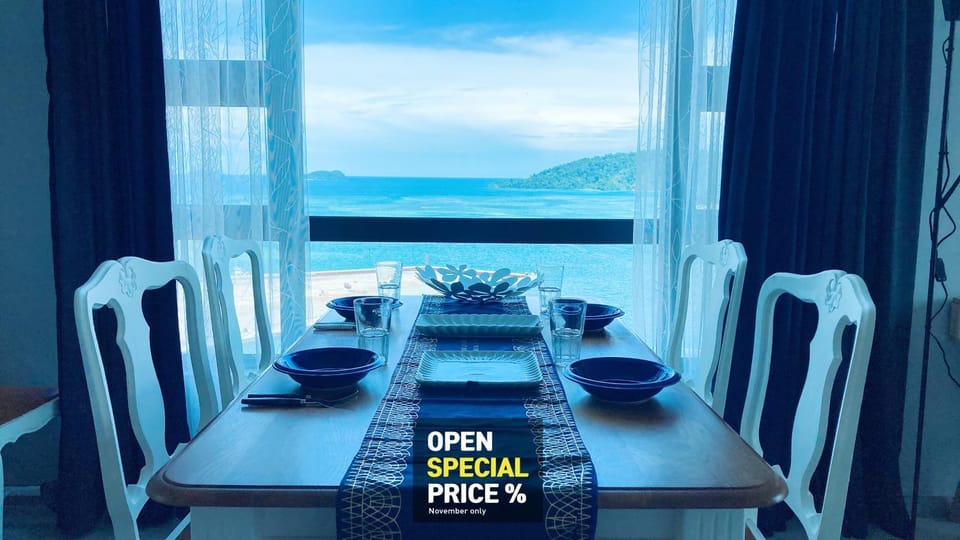 Dining area, Sea view
