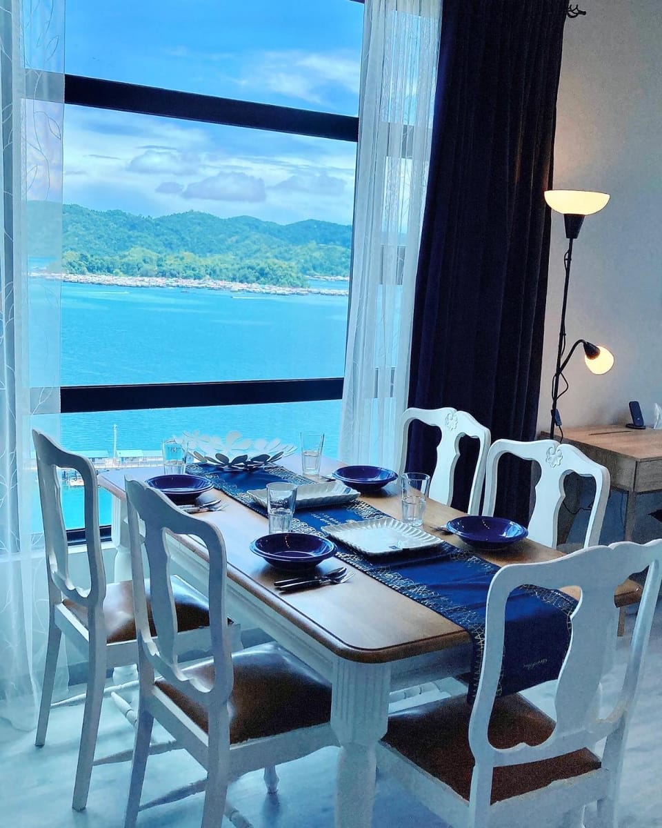 Dining area, Sea view