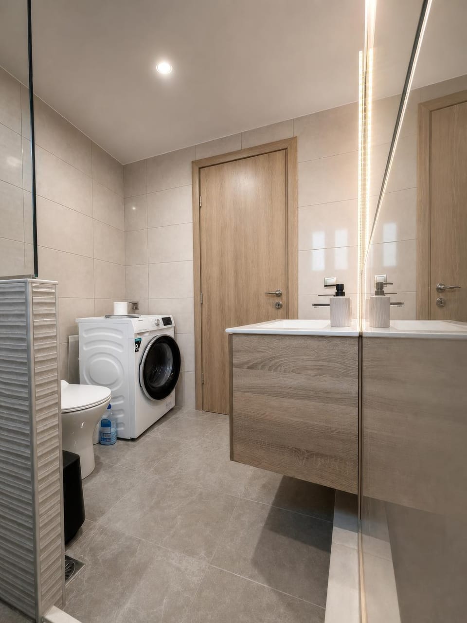 Shower, Bathroom, washing machine