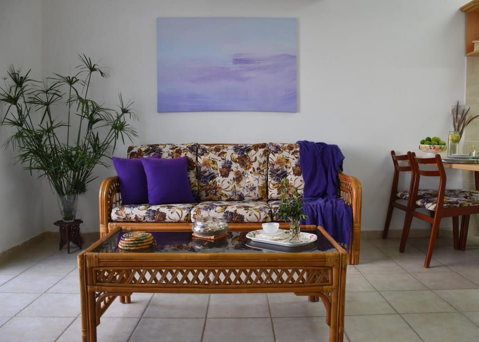 Living room, Seating area, Sea view