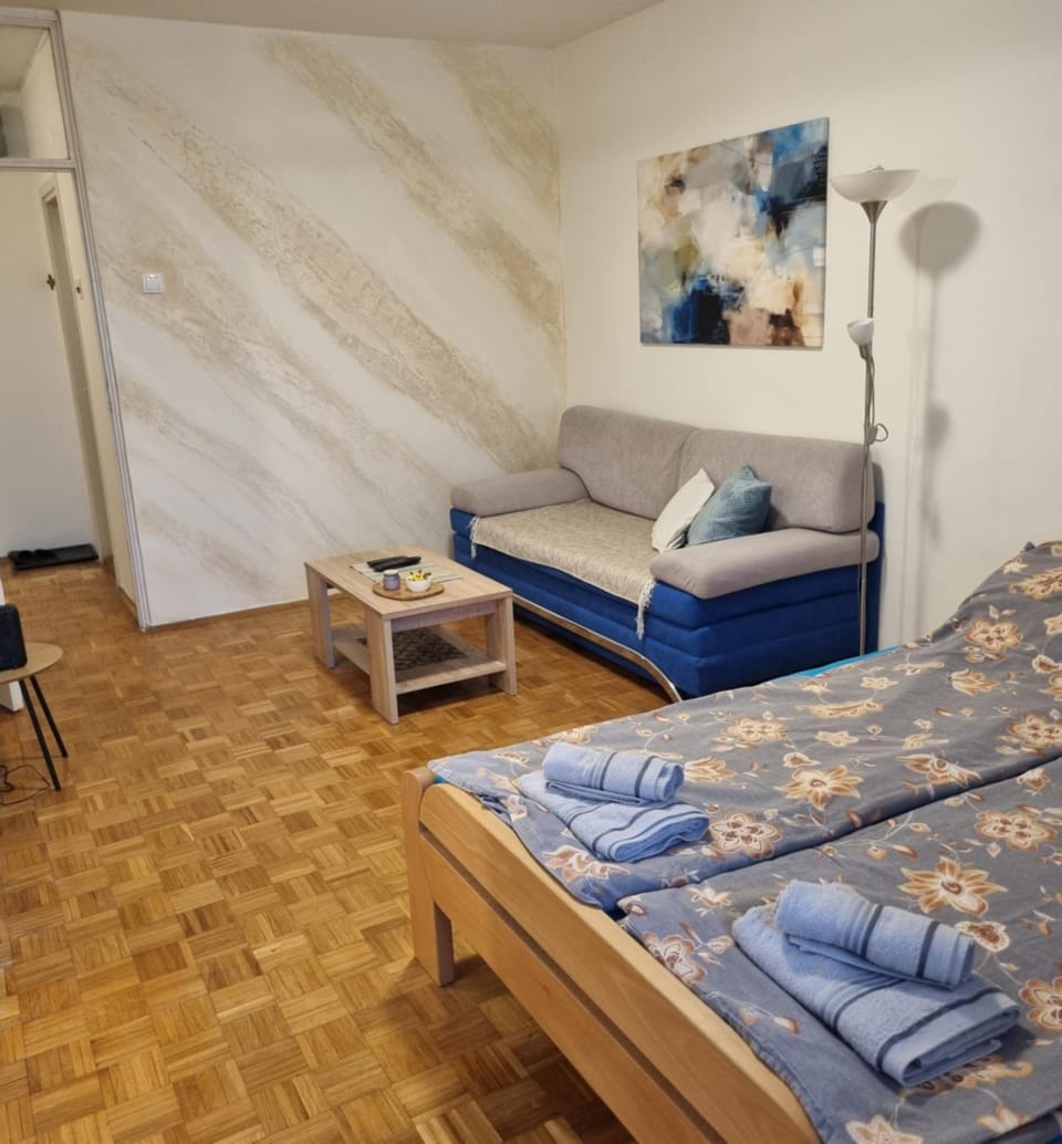 Bed, Living room, Photo of the whole room, Bedroom