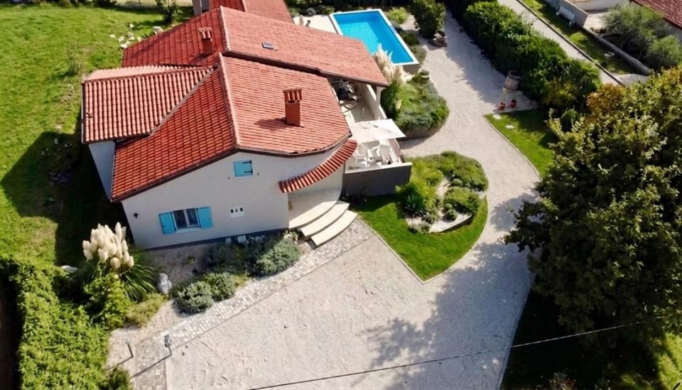 Property building, Bird's eye view, Pool view