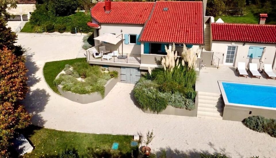 Property building, Bird's eye view, Pool view