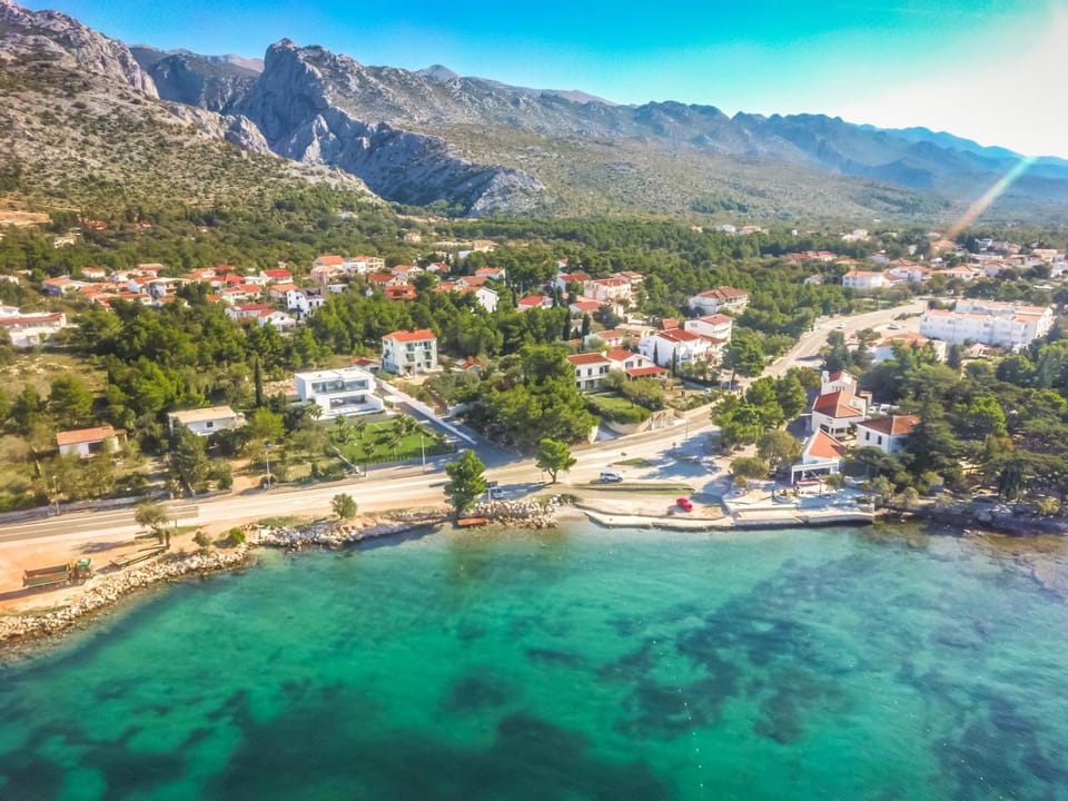Natural landscape, Bird's eye view, Mountain view, Sea view