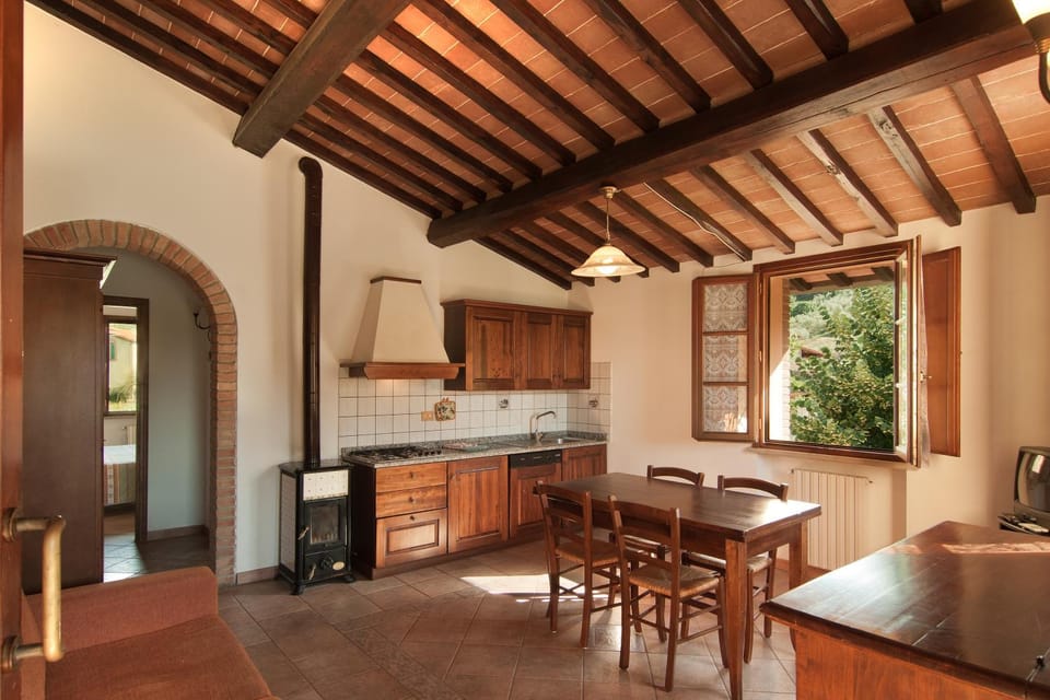 Kitchen or kitchenette, Living room, Dining area