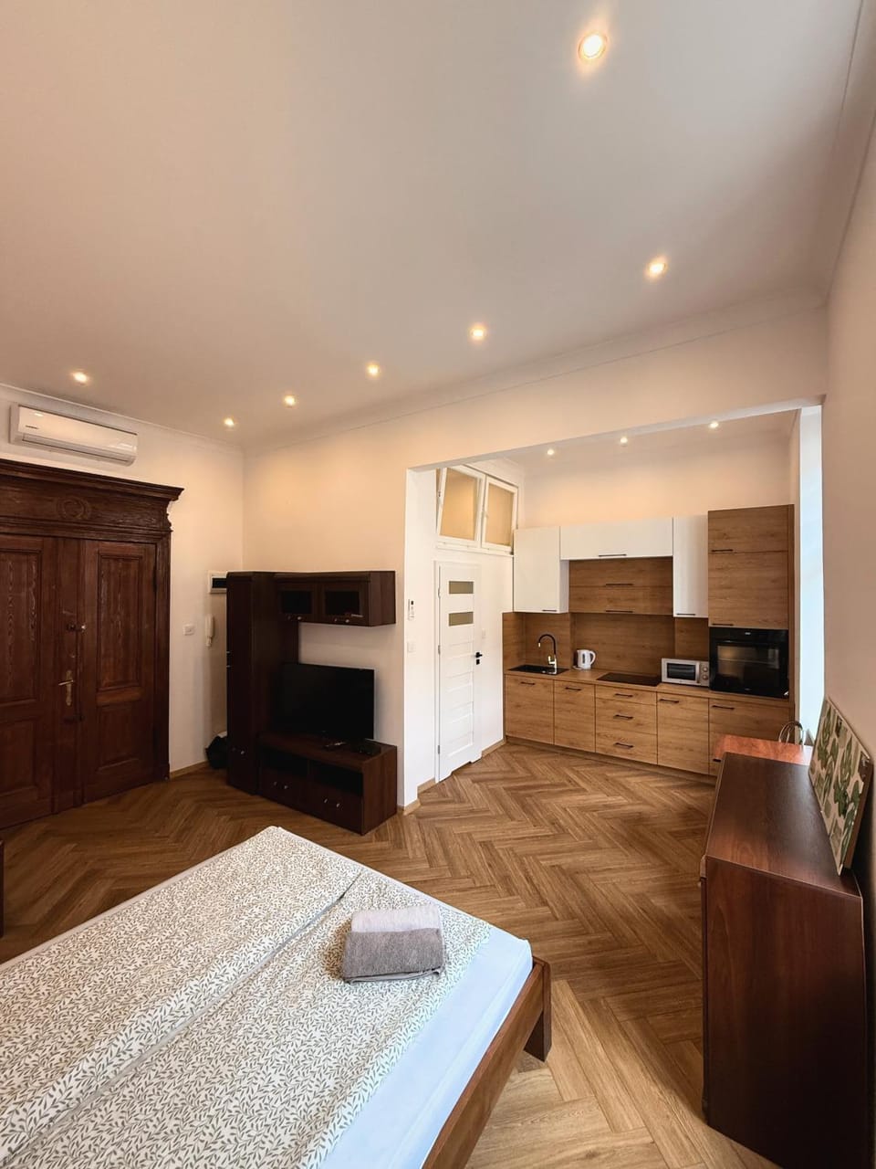 Apartament Szczytna Retro z klimatyzacją Apartment in Greater Poland Voivodeship