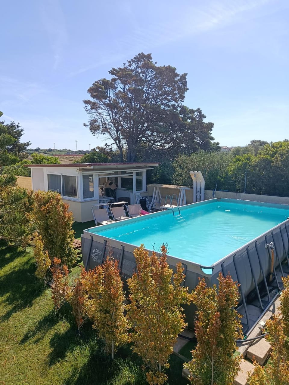 Pool view, Swimming pool, sunbed