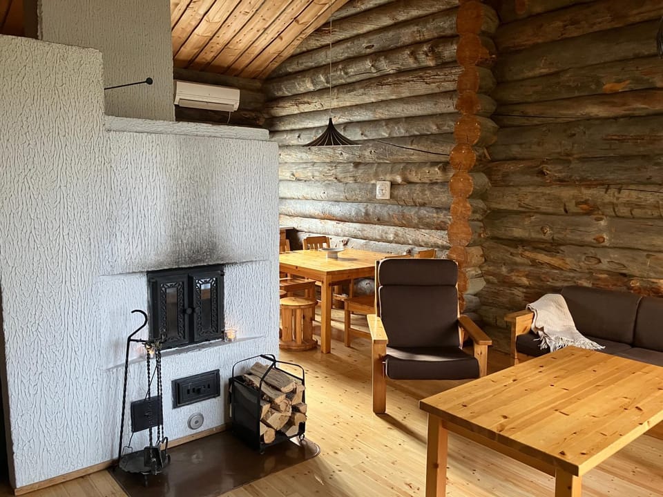 Living room, Dining area, flat iron