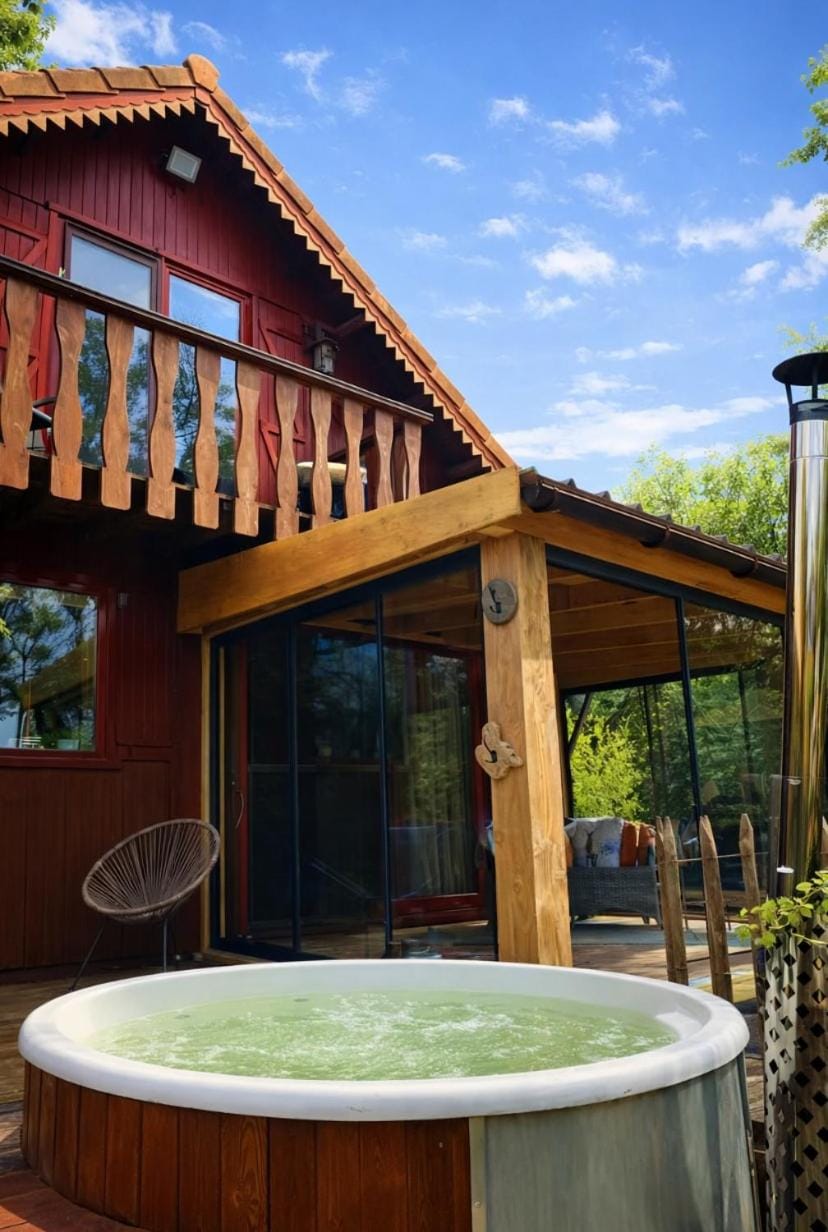 Garden, Hot Tub, Balcony/Terrace