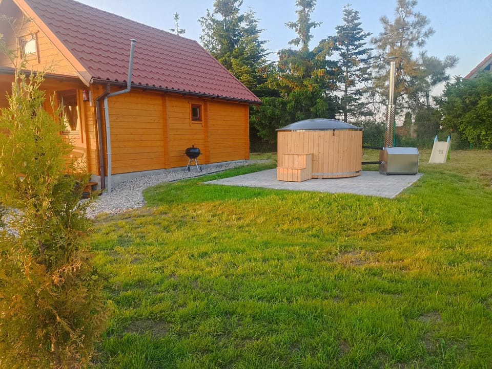 Domki z bali u Ireny Mazury House in Lithuania