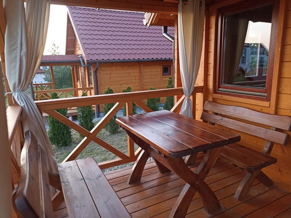Domki z bali u Ireny Mazury House in Lithuania