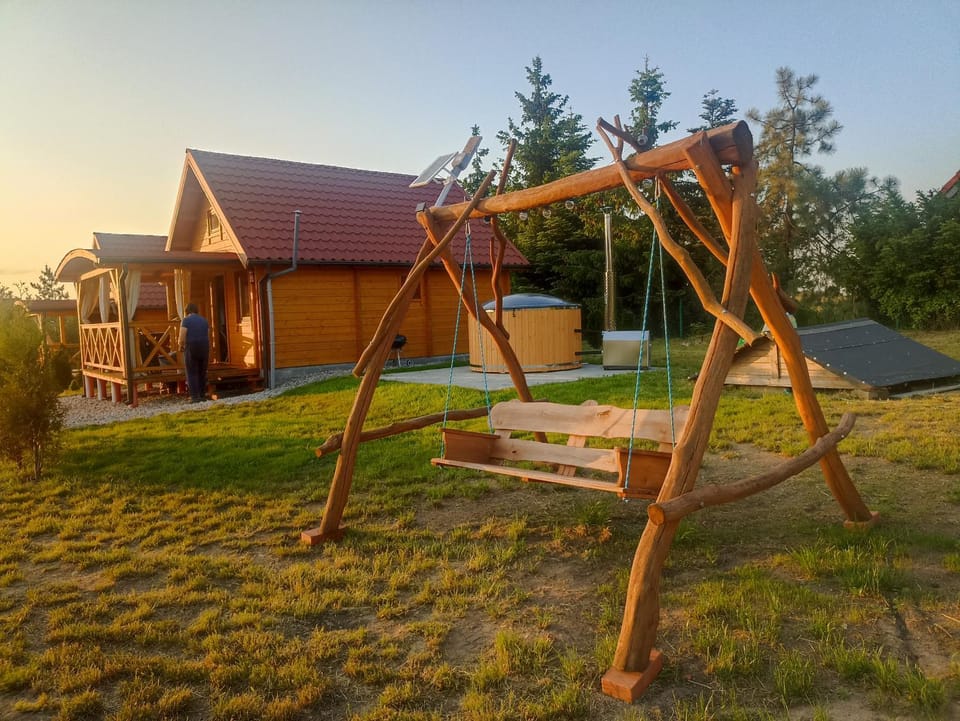 Domki z bali u Ireny Mazury House in Lithuania