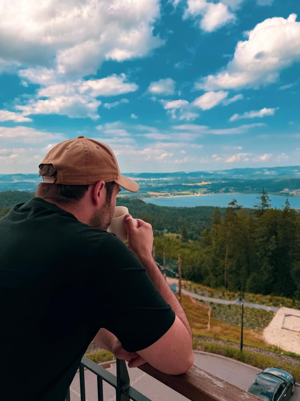 Natural landscape, View (from property/room), Balcony/Terrace, Lake view, Mountain view