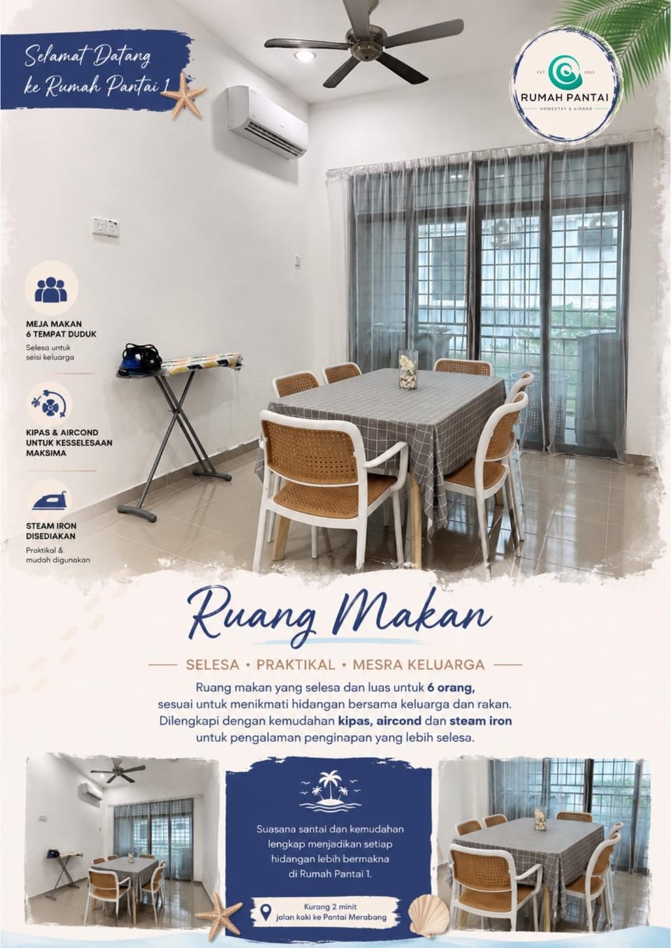 Rumah Pantai de Merabang-Seaview House House in Malaysia