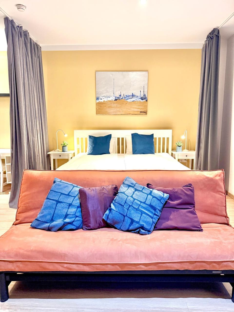 Living room, Seating area, Bedroom