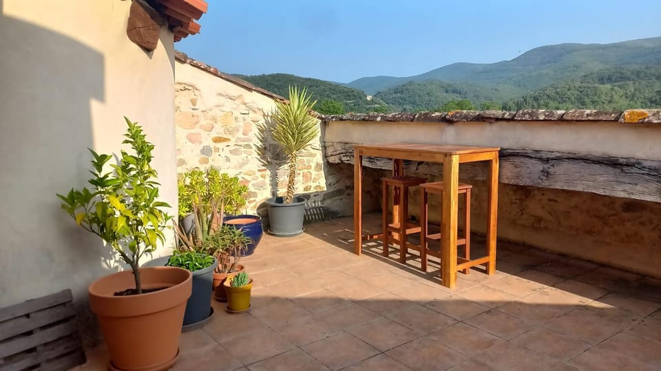 Spring, Natural landscape, Balcony/Terrace, Mountain view