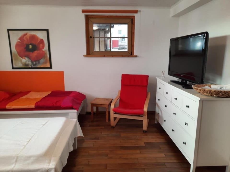 Property building, Living room, Bedroom