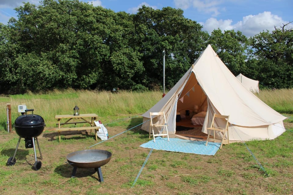 Gresham Hall Glamping Luxury tent in North Norfolk District