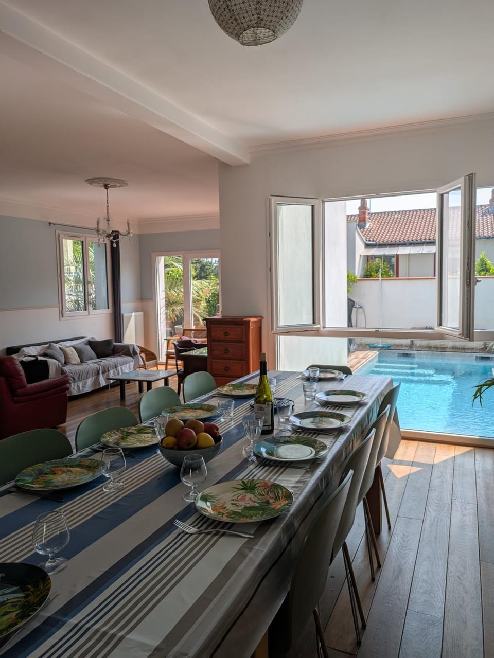 Pool view, Swimming pool, Meals