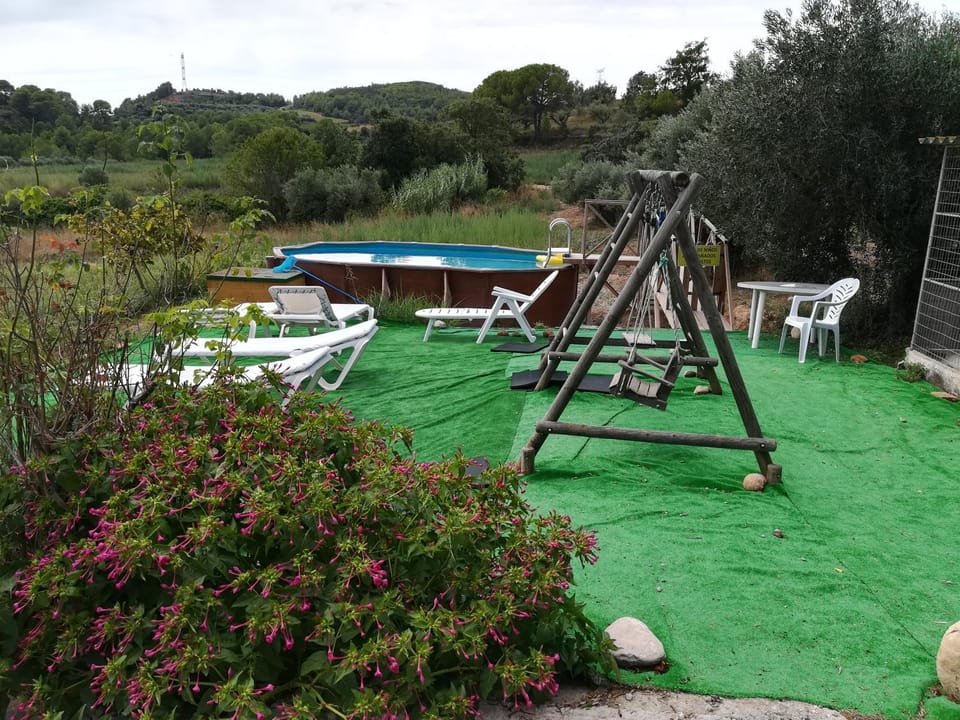 Children play ground, Pool view