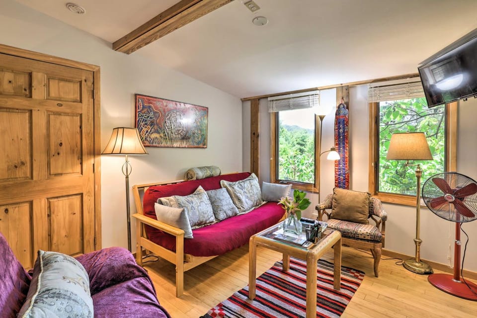 Cookout Ready! 'Sweet Suite' w/ Views in Leicester Apartment in North Carolina