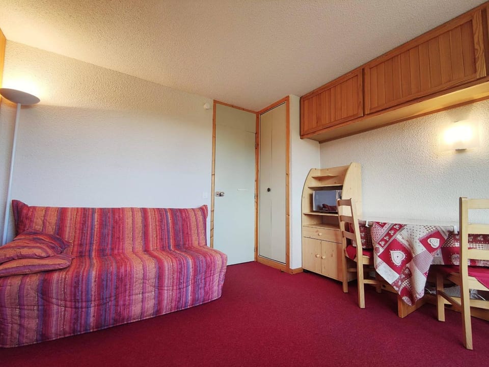 Studio à Plagne Villages, accès pistes, balcon Apartment in Mâcot-la-Plagne
