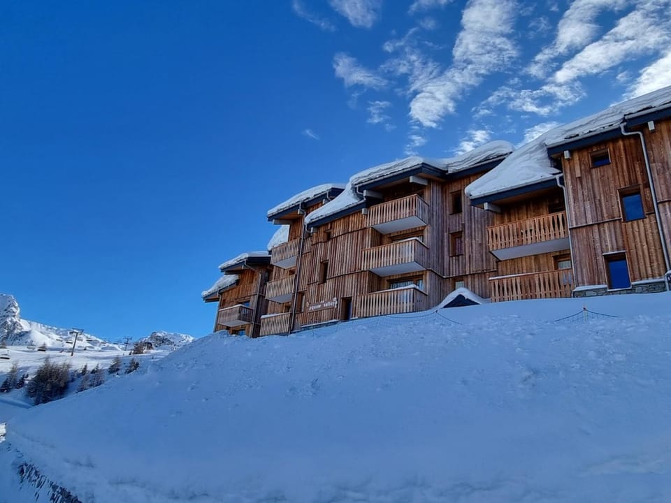Studio à Plagne Villages, accès pistes, balcon Apartment in Mâcot-la-Plagne