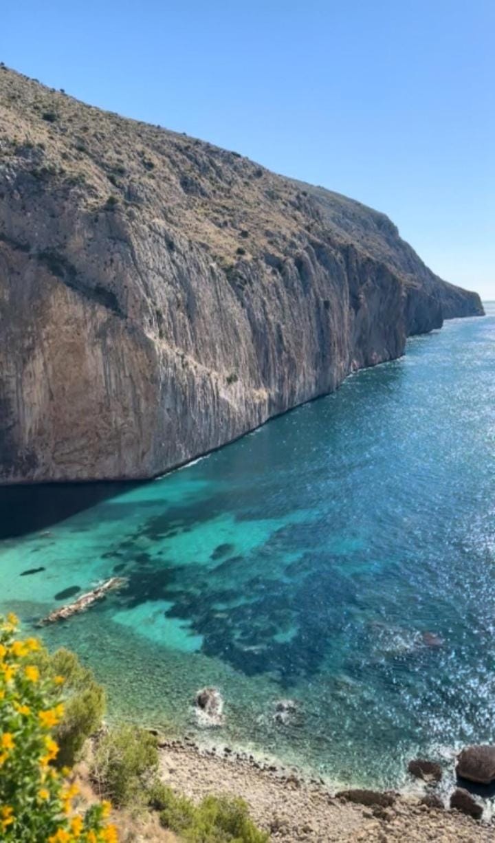 Natural landscape, Beach, Mountain view, Sea view