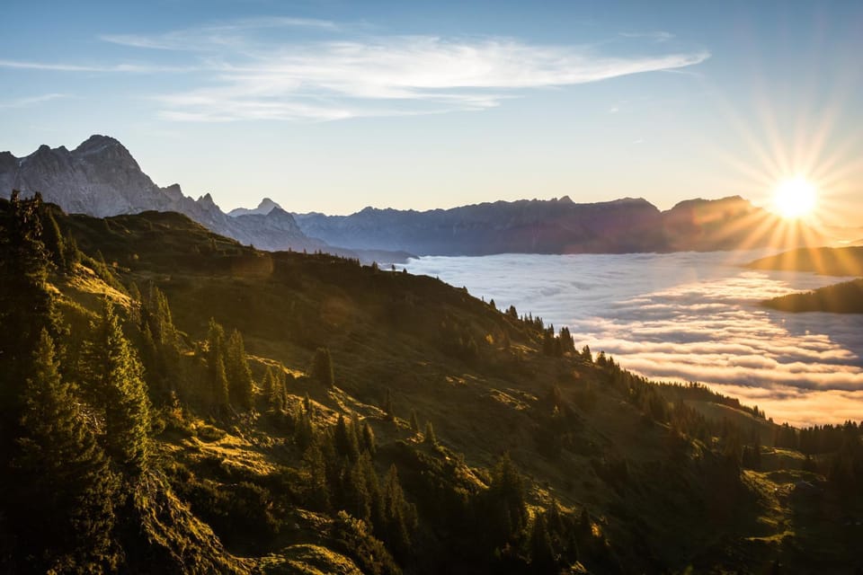 Mountain view, Sunrise