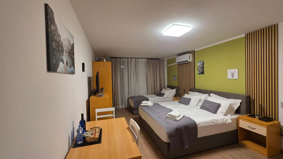 Communal lounge/ TV room, Bed, Photo of the whole room, air conditioner