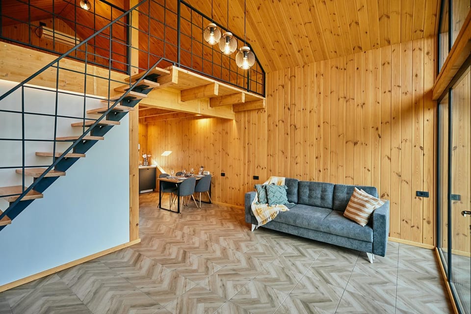 Living room, kitchen