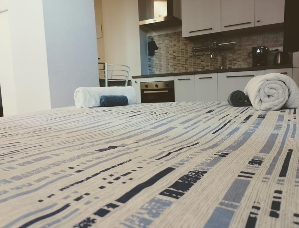Bed, Kitchen or kitchenette, Photo of the whole room, Dining area, Bedroom, stove