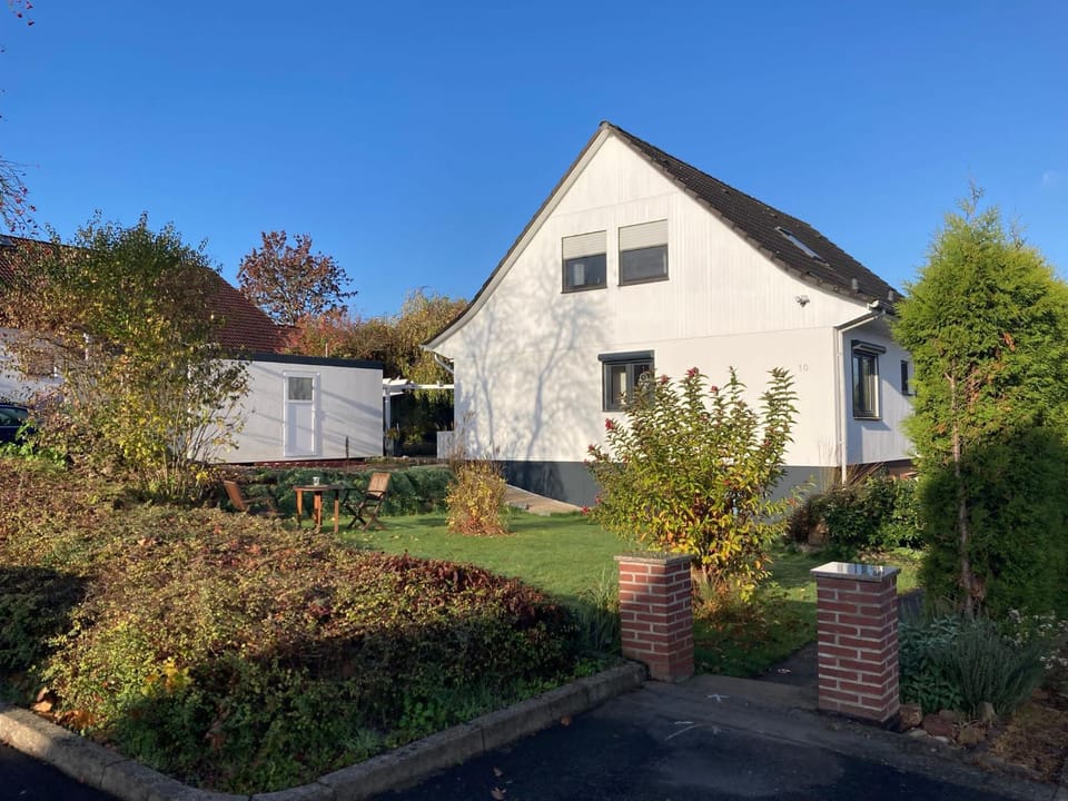 Property building, Garden view