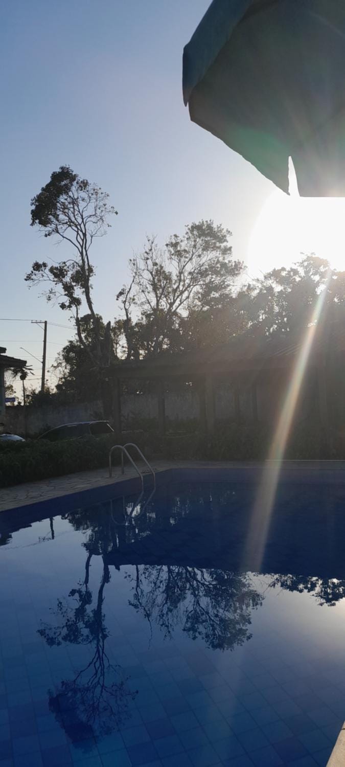 Swimming pool, Sunset