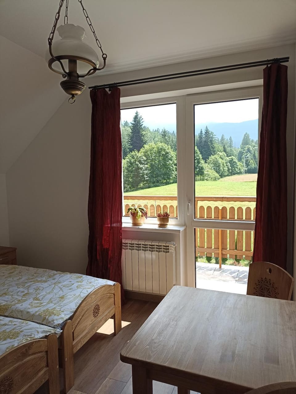 Photo of the whole room, Bedroom, Garden view, Mountain view