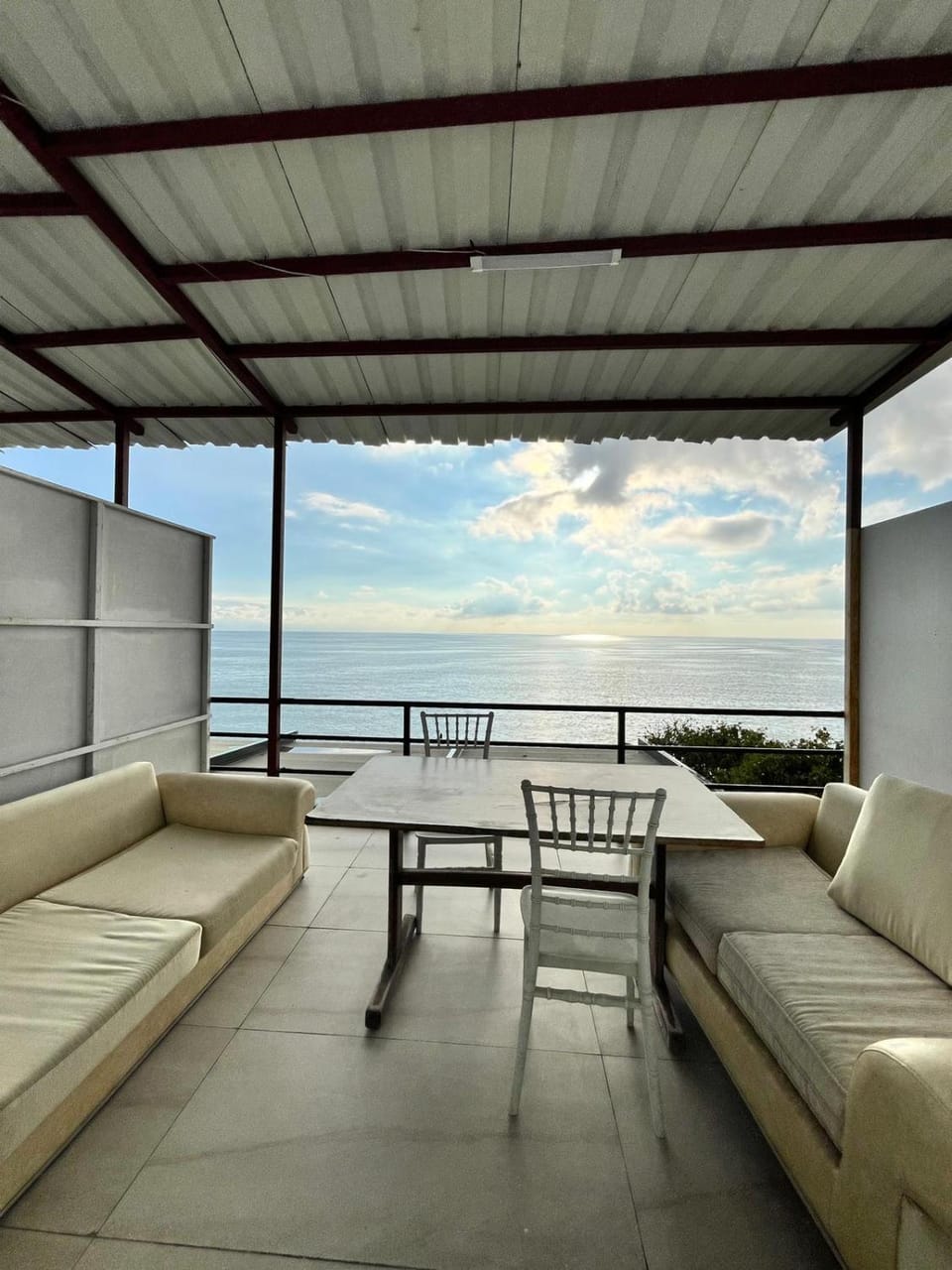 Patio, Day, Natural landscape, Balcony/Terrace, Seating area, Sea view