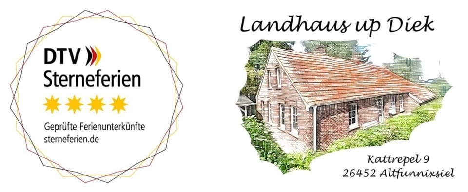 Landhaus up Diek House in Wittmund