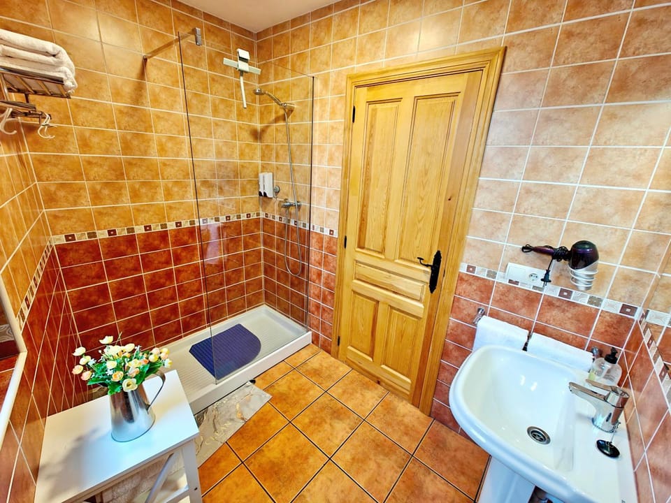 Shower, Toilet, Bathroom, towels