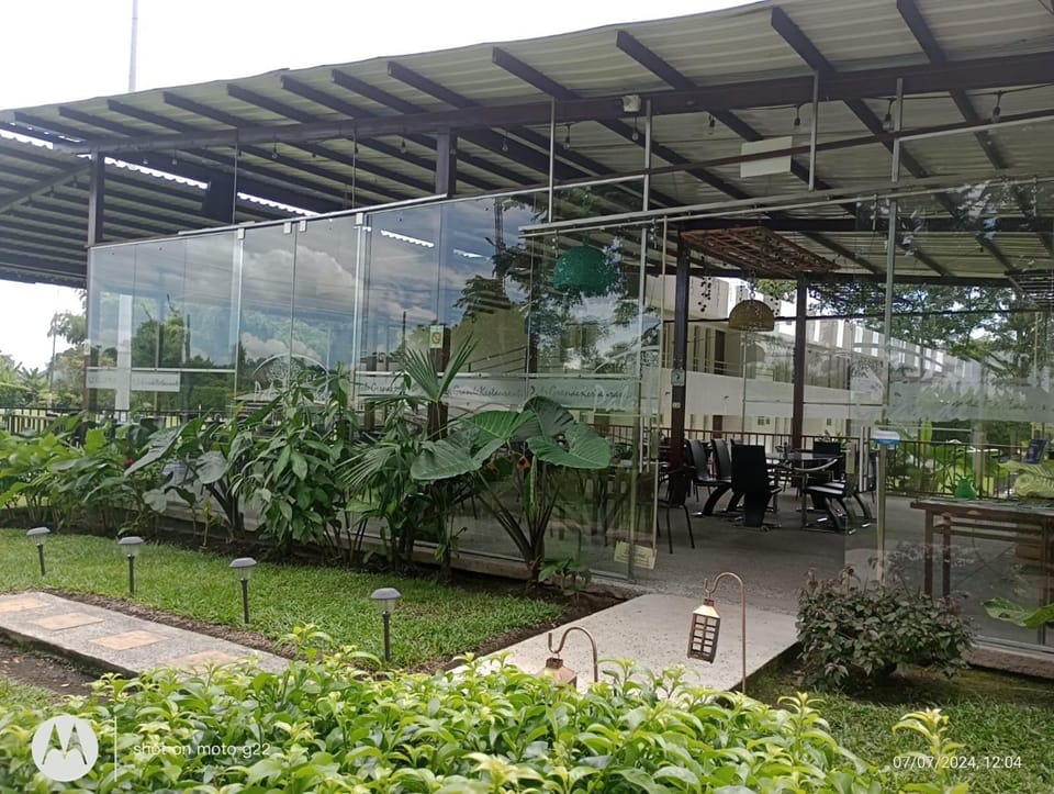 Restaurant/places to eat, Communal lounge/ TV room, Spring, Day, Garden, Garden view