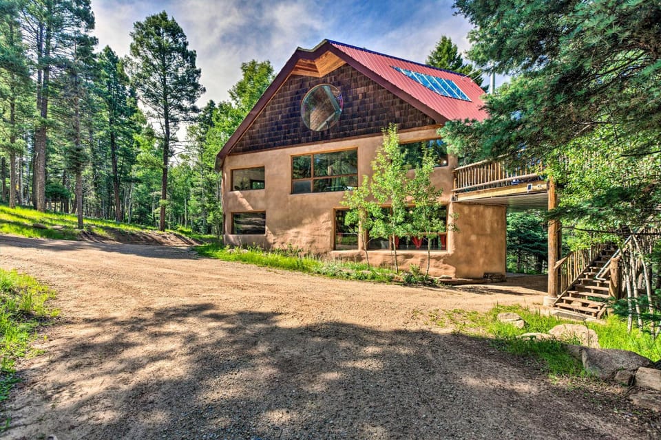 Angel Fire Cabin w/ Deck ~ 2 Mi to Ski & Hiking! Cabin in Angel Fire