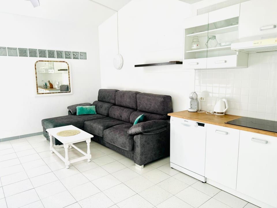 Living room, kitchen