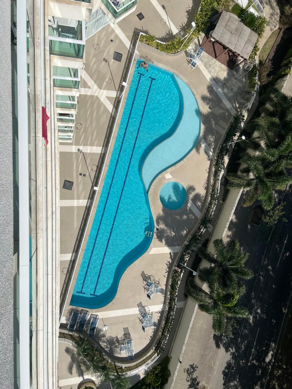 Bird's eye view, Swimming pool