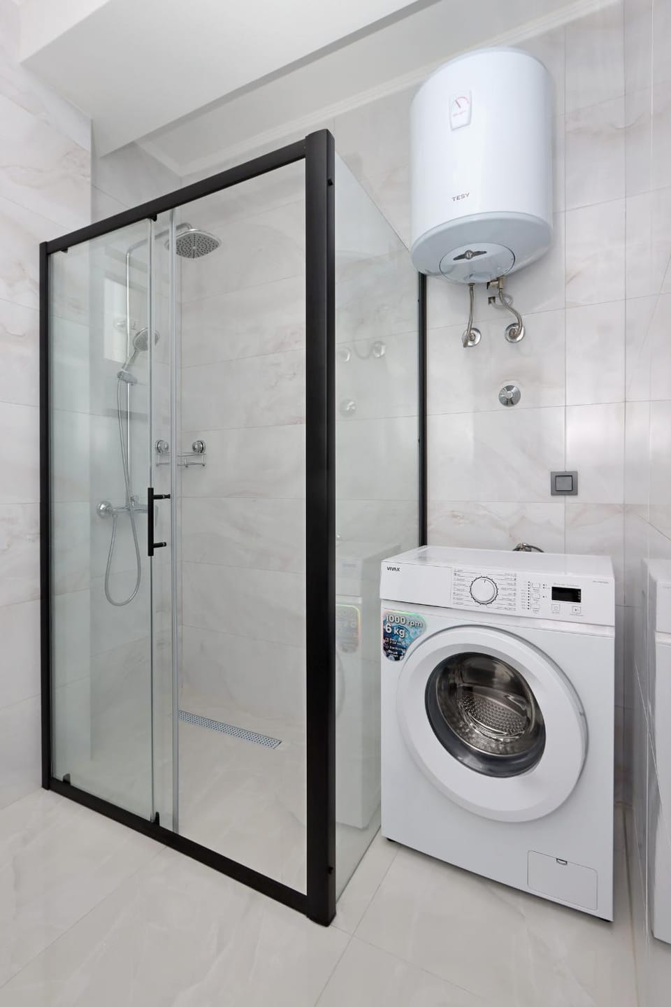 Shower, Bathroom, washing machine