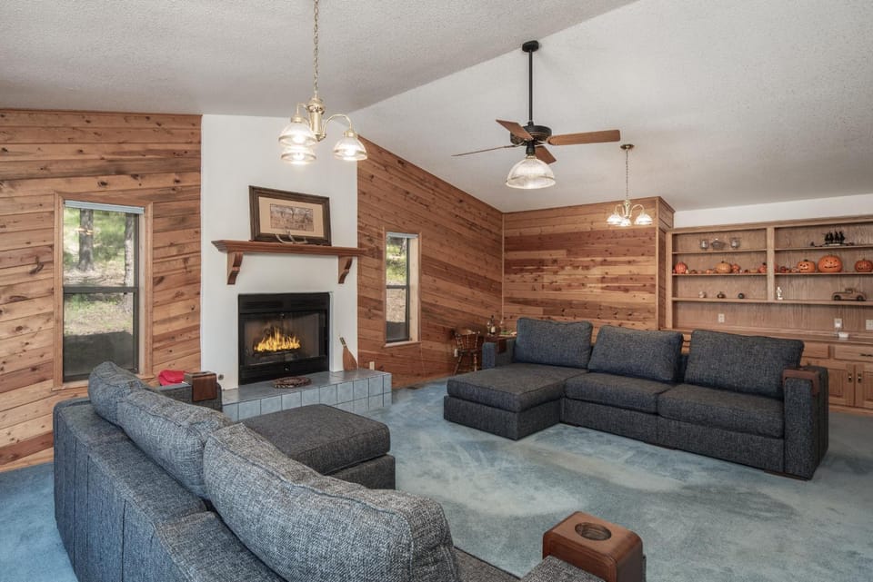 Living room, Seating area, fireplace, furniture