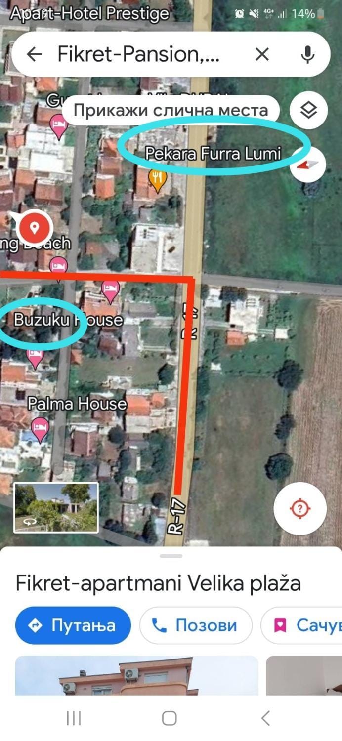 Fikret-apartmani Velika plaža Bed and Breakfast in Ulcinj Municipality