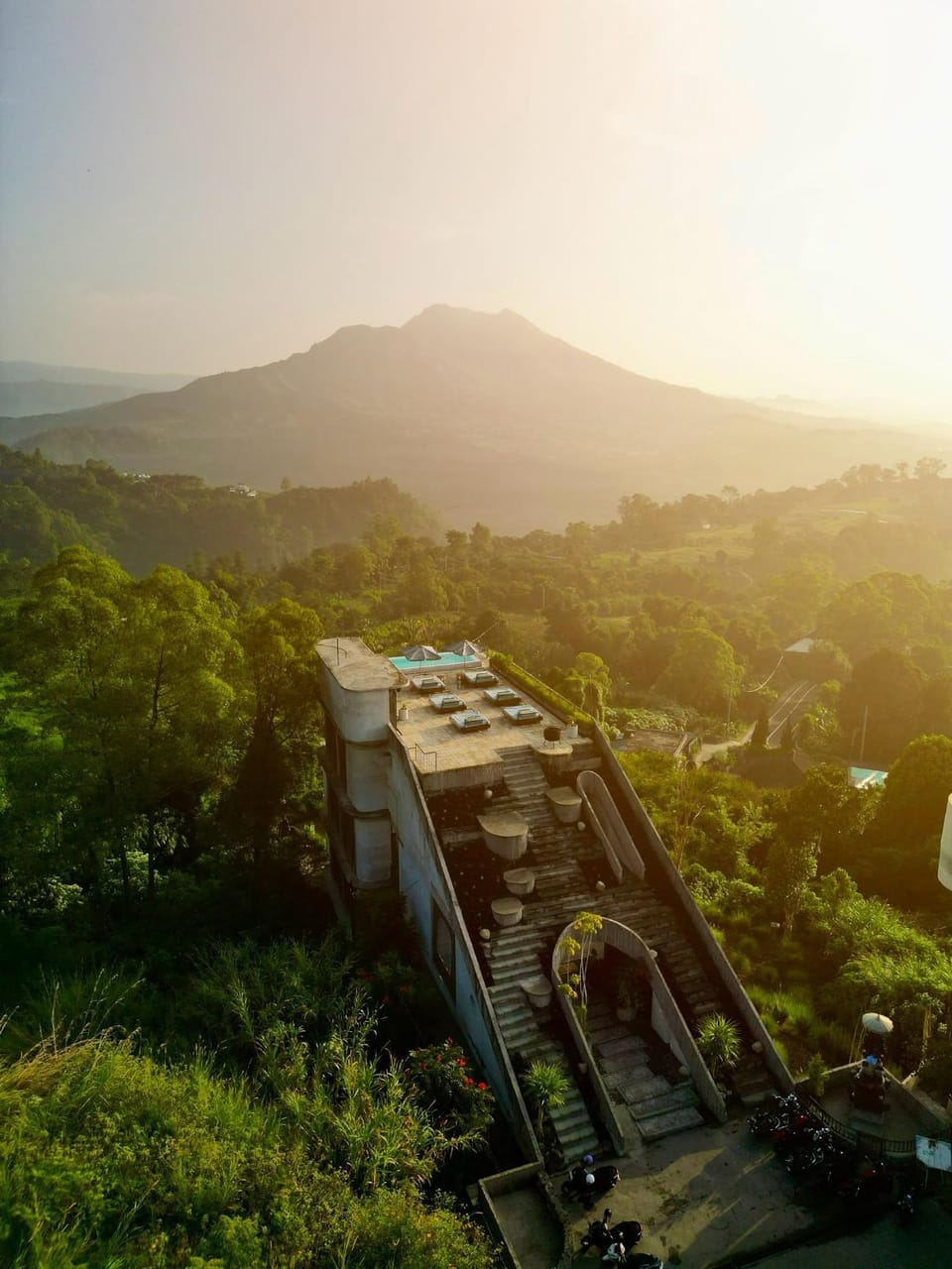 Natural landscape, Mountain view, Sunrise