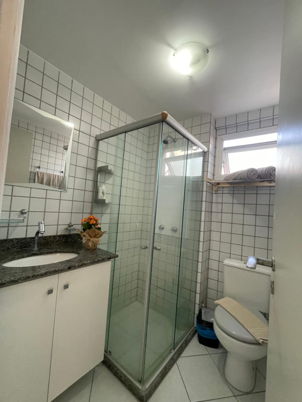 Shower, Toilet, Bathroom, towels