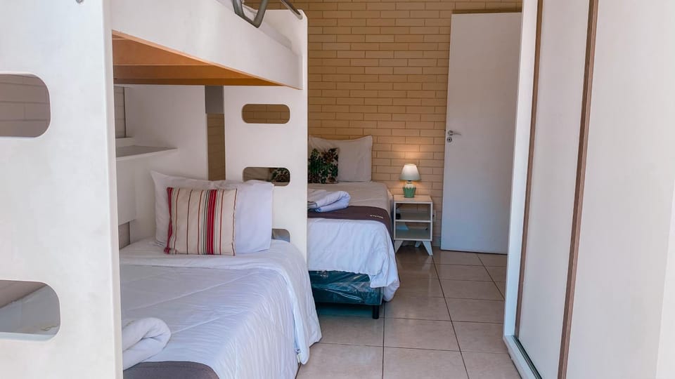 Bedroom, bunk bed, wardrobe